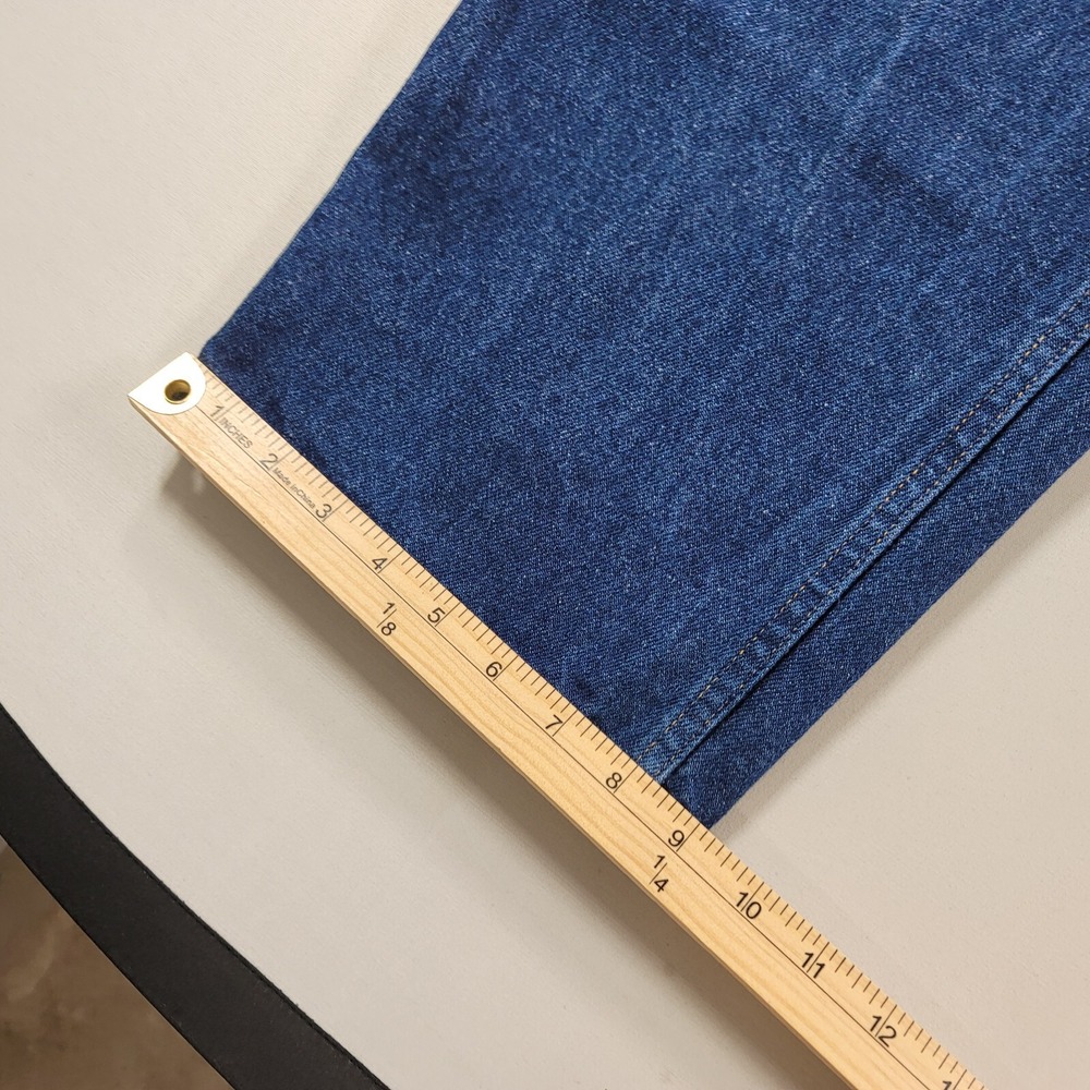 LL Bean Denim Jeans Mens 44x29‎ Blue Natural Fit Straight Cotton - Picture 8 of 10